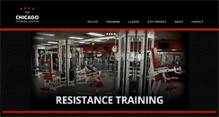 Desktop Screenshot of chicagofitnesscenter.com