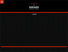 Tablet Screenshot of chicagofitnesscenter.com